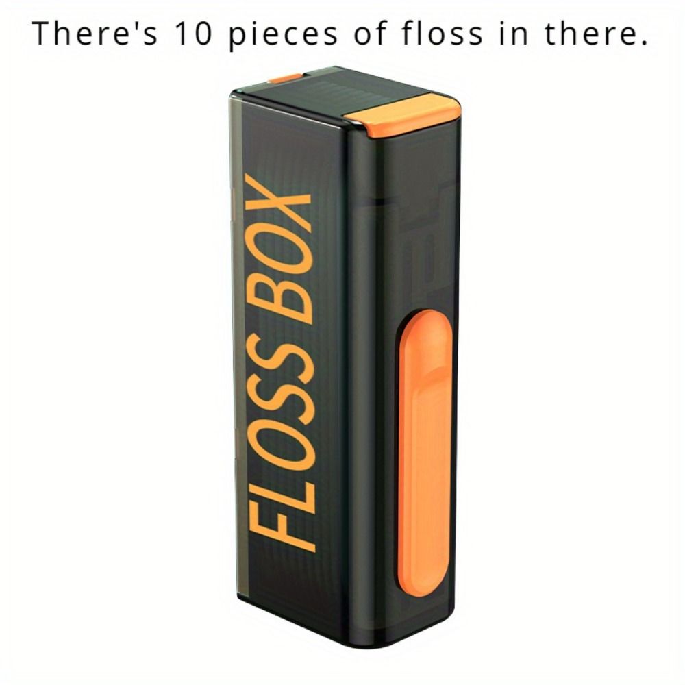 Reusable Floss Stick Storage Box Mini Dental Floss Pick Dispenser  Women