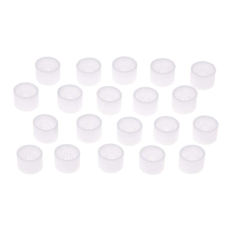 

20 шт. Фиксаторы шнура с зазубринами, самоблокирующиеся одноразовые кнопки для ленточного браслета, напульсника, масок, эластичной веревки, клипсы для шнурка белый