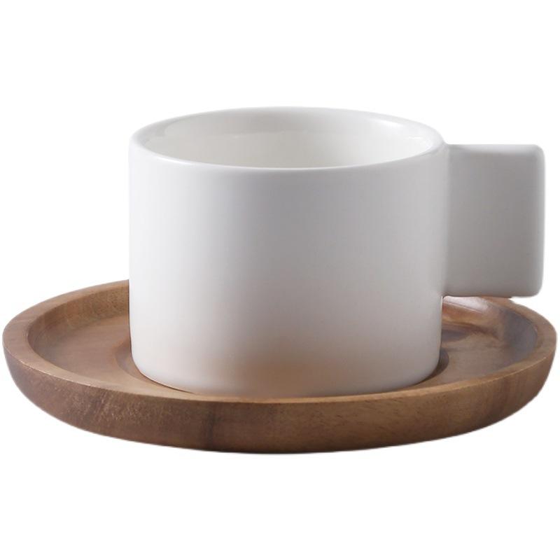 Mini tasse en céramique de 190 ml, ensemble de tasses à expresso italiennes, pour le bureau, le thé de l'après-midi, le café latte, la maison, cadeau de vacances pour un ami