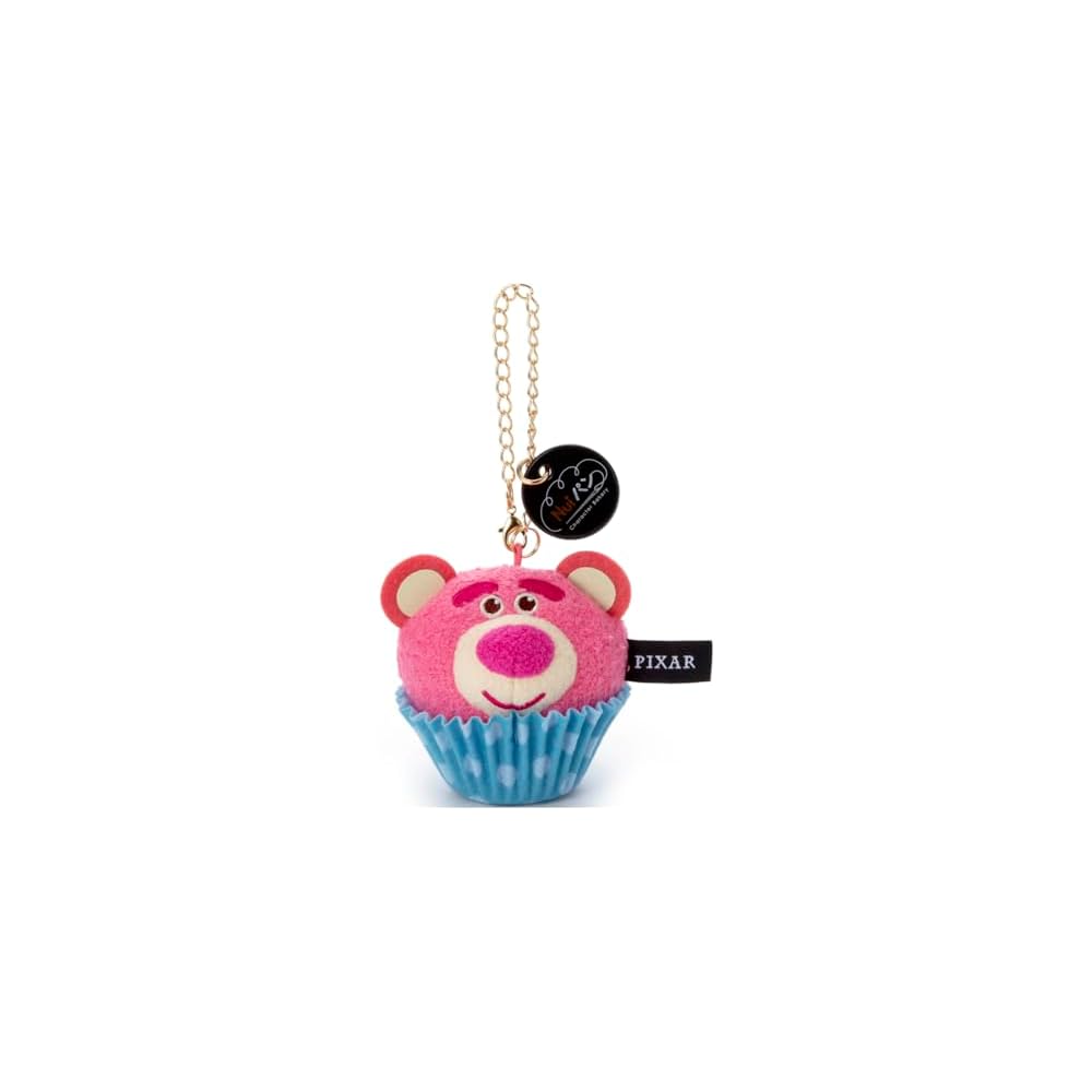 

Pixar Nui Character Lotso Plush Toy with Chain Strap, Height 16cm, Stuffed Mascot