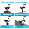 Weather Station with Outdoor Sensor Indoor Outdoor Thermometer with 7.5-inch VA LCD Screen Weather