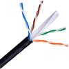 AISENS A135 – 0264 – RJ45 Waterproof Outdoor Network Cable (Rigid, 305 M Roll, UV Resistant) Black Color