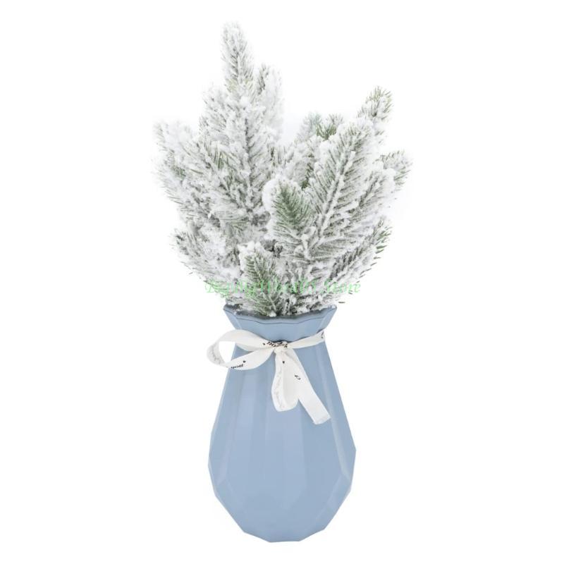 24TE Artificial Pine Branches Set of 5 Handmade Garland New Year Party Background