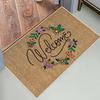 1 buc Covoraș de ușă cu grafică florală și literară Covoraș Covoare Covor Baie Bucătărie Grădină Anti-alunecare Mic Acasă Bucătărie Covorașe de bun venit