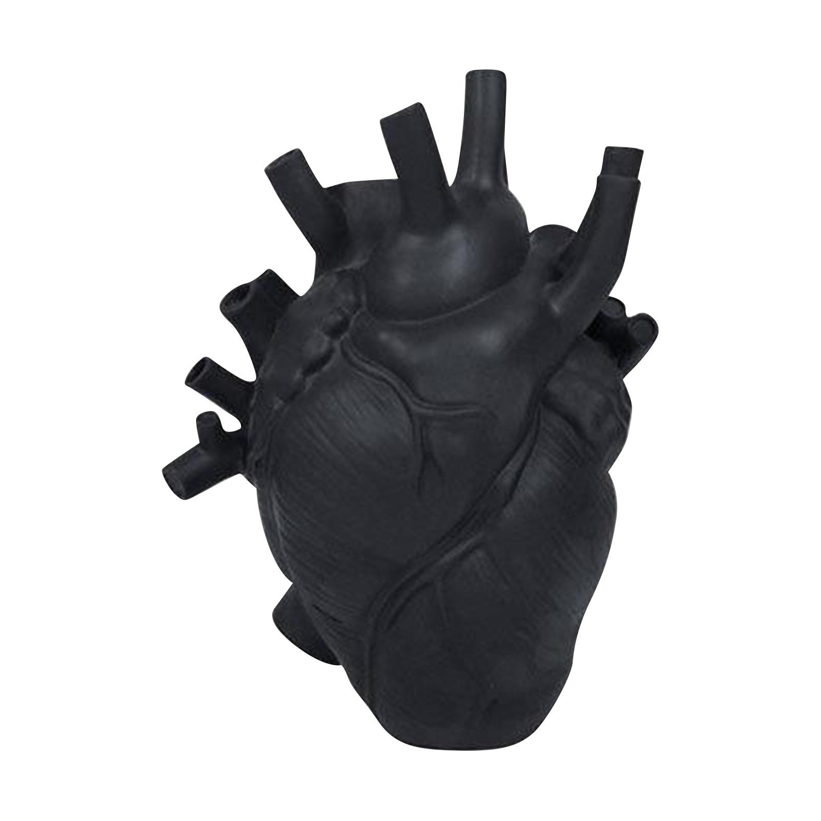 Heart Vase, Anatomical Flower Pot, Creative Anatomical Heart Vase, Resin Heart Vase, Anatomical Heart Statues Vase