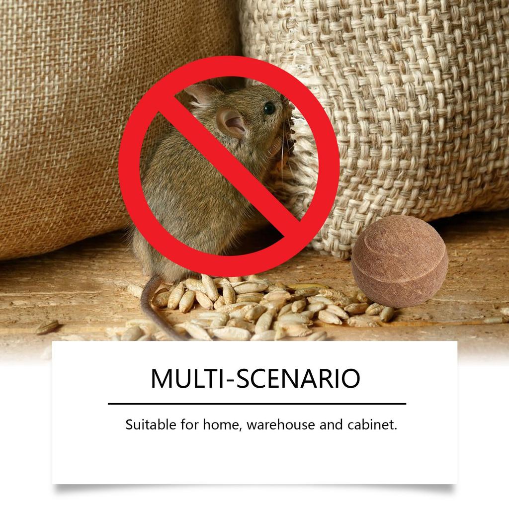 12 Pack Powerful Rat Repellents Pills, Natural Pest Deterrent For Home & Garden, Pet-Safe & Poison-Free, Easy-to-Use Rodent Control