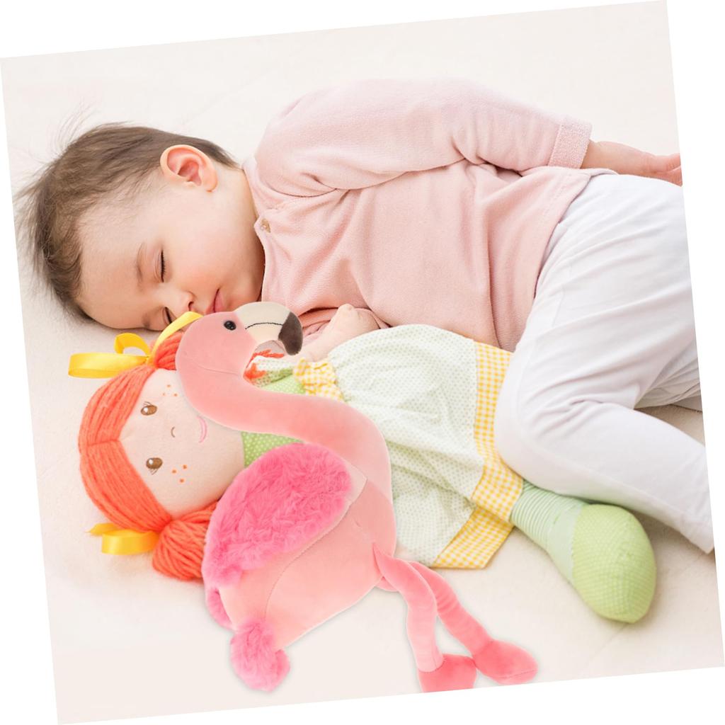 Flamingo Toy, Flamingo Stuffed Animal Plush Toy for Women and Babies, Quirky Pillow, Short, OUNONA