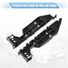 X AUTOHAUX Left and Right Side Front Bumper Mounting Support Brackets (Part Numbers 71732-63J00/71731-63J00) for Suzuki Swift (2005-2011), 1 Pair