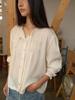 MUEMUER Feminine Pintuck Blouse Mu2678Bl802M