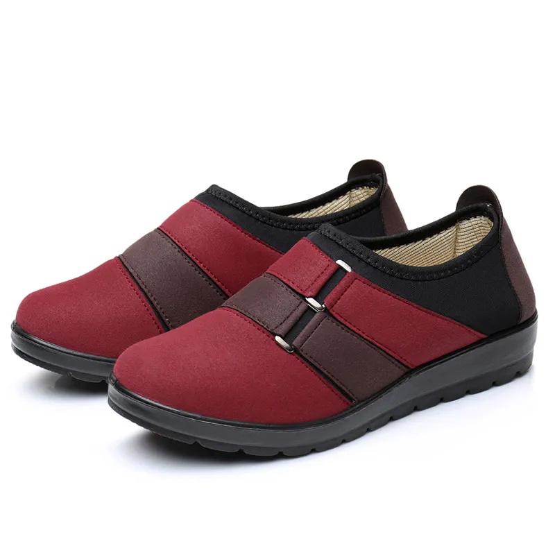 Zapatos De Mujer Women High Quality Anti Skid Multi Color Mom Flat Loafers Sapatos Femininas Lady Classic Round Toe Shoes Ga249