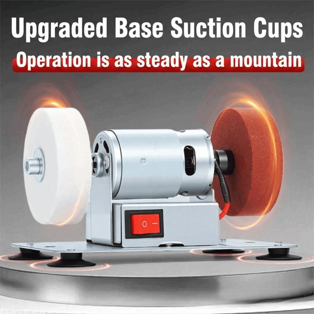 Speed Adjustable Mini Bench Grinder Sturdy Base Dual Wheel Grinder New Electric Grinder for Home
