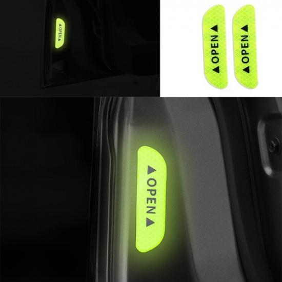 For Mitsubishi Pajero Montero 2006-2019 Yellow Car Door Stickers Car Accessories