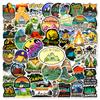 10/30/50pcs Cool Cartoon Outdoor Camping Hiking Stickers Decals DIY Water Bottle Phone Suitcase Bike Graffiti Sticker