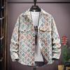 Trendy Men's Full Print Casual Jacket for Spring and Autumn 2025