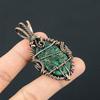 Copper Malachite Jewelry, 999 Copper Wire Wrapped Pendant Handmade Gemstone Jewelry, Gifts For Wife Brand New Pendant