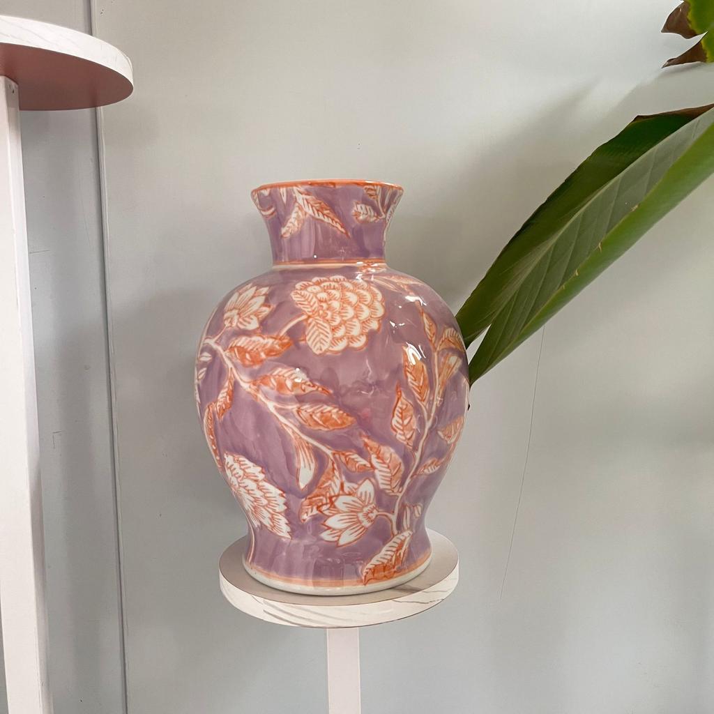 Modrobílá porcelánová váza Čínský styl Retro porcelánový květináč Květináč Hydroponie Terárium Domácí dekorační doplňky