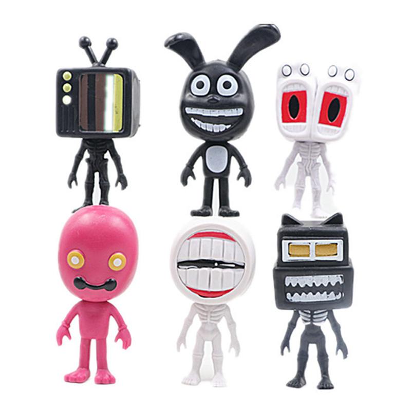 

6 Шт. Версия Большоголового Сирены Телеголового Сирены Руки Офисные Украшения Модель