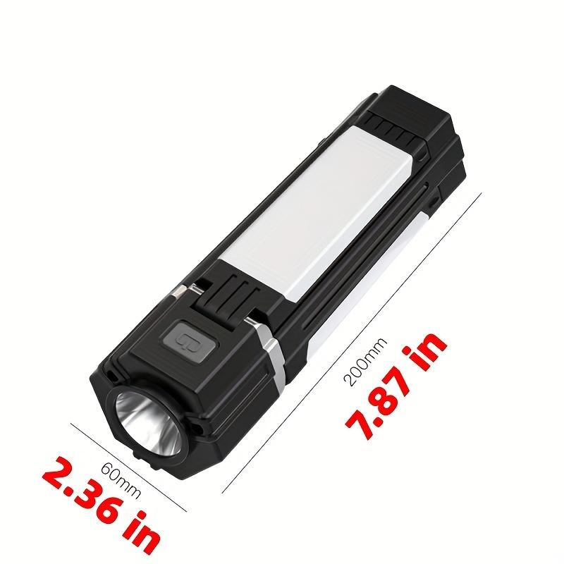 Portable camping 3000mAh handheld light USB charging flashlight hanging tent foldable LED for hiking emergency situations Lamp