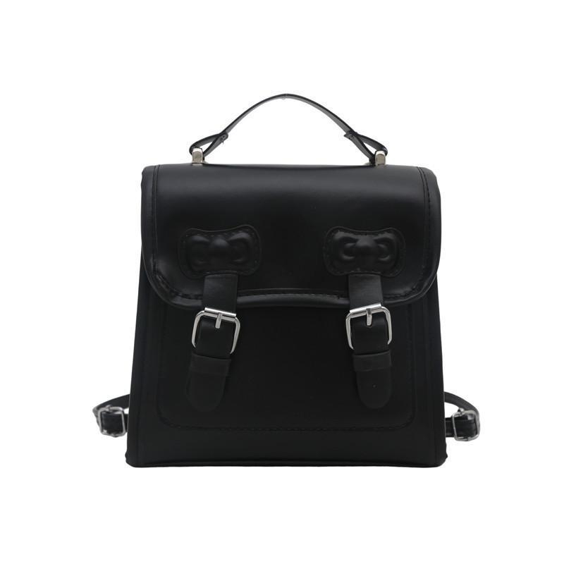 Pu Lace Butterfly Knot Backpack With Large Capacity For Daily Use And Street Style
