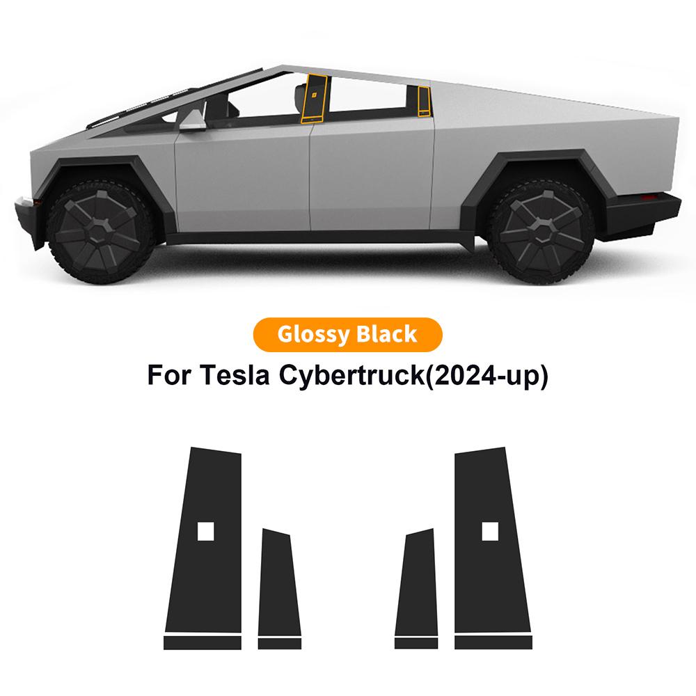 TPU Car Headlight Protective Film For Tesla Cybertruck 2024 2025 2026 Transport & Smoke Anti-Scratch Auto External Accessories.