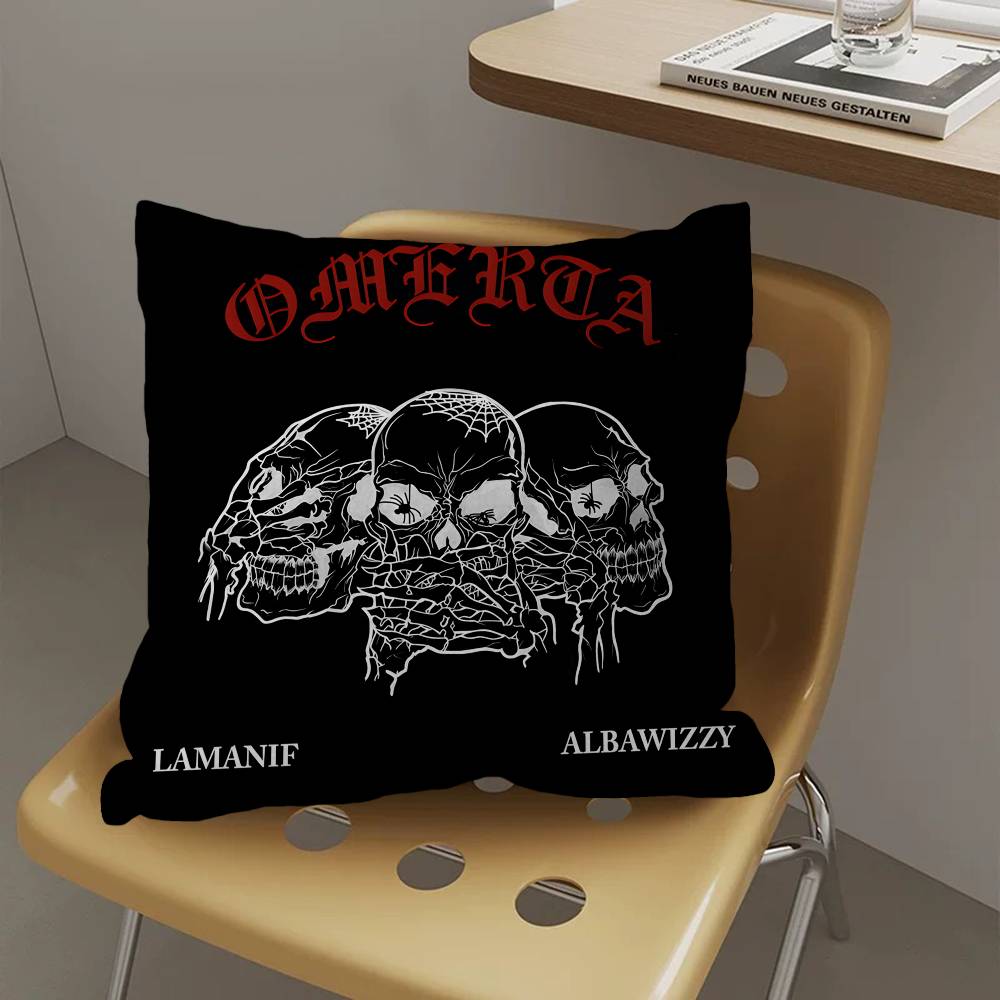Rapper OOmerta Cushion Cover Pillow Cover Decor Pillowcase Printed Cushion Case For Couch