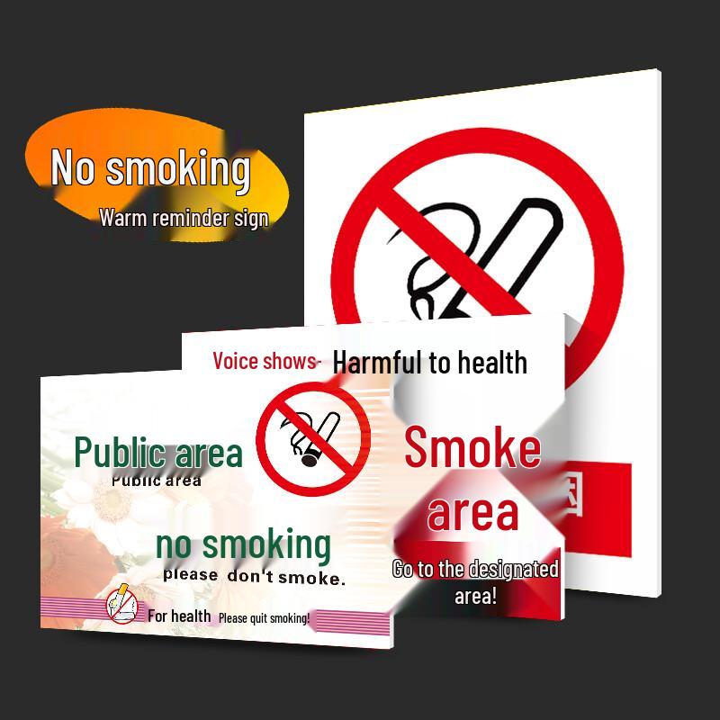 BELIK No Smoking Sign