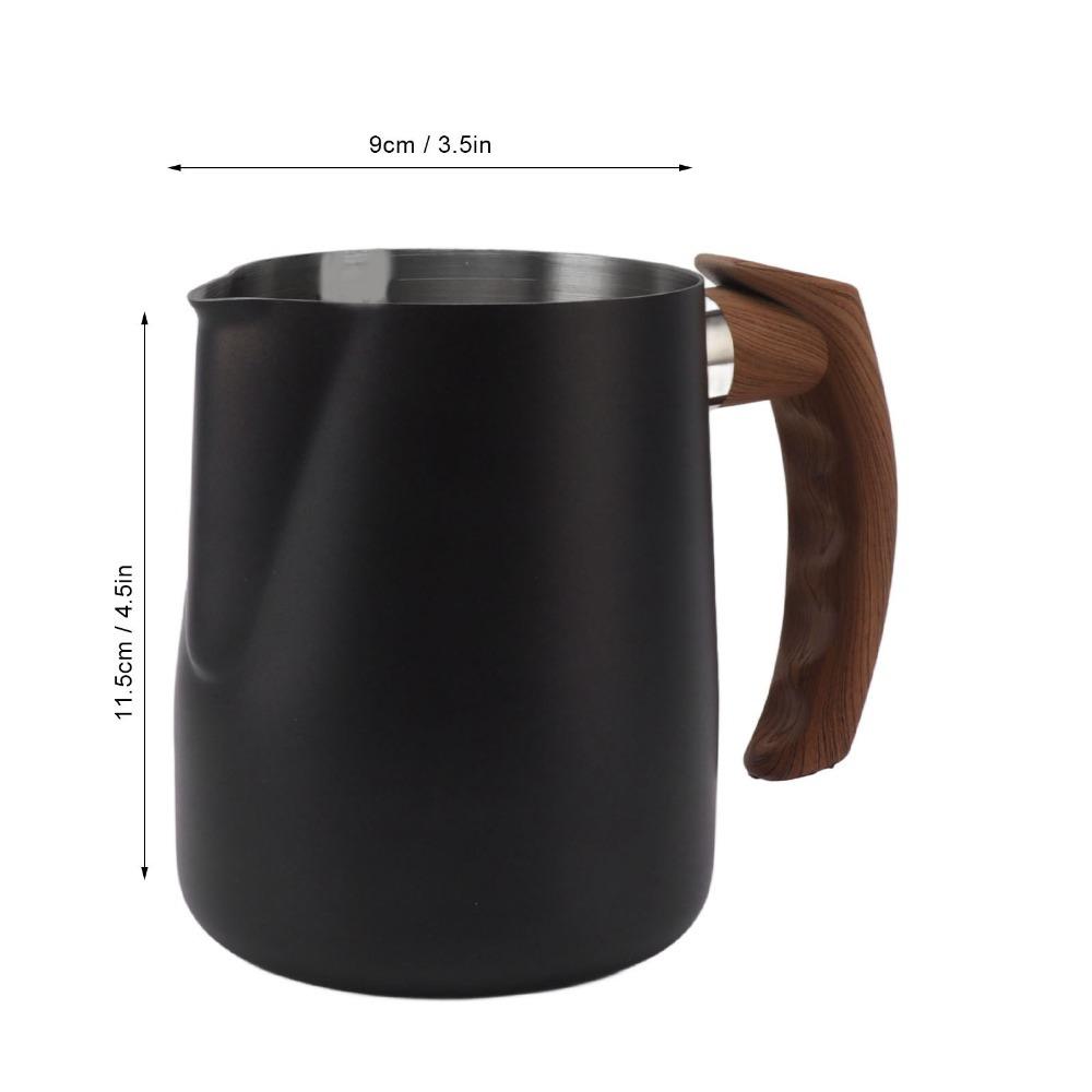 Dripless Spout Stainless Steel Frothing Cup 600ml Capacity Milk Frothing Pitcher  Cappuccino Making