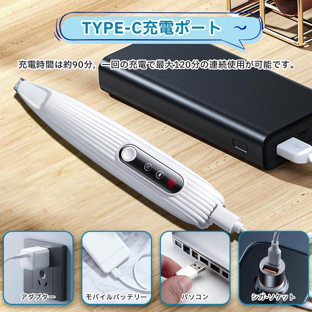 Dog Clippers for Cats and LED Fast Suitable for Small Safety Blade for Partial Paw Behind and Low Low and Includes Japanese White