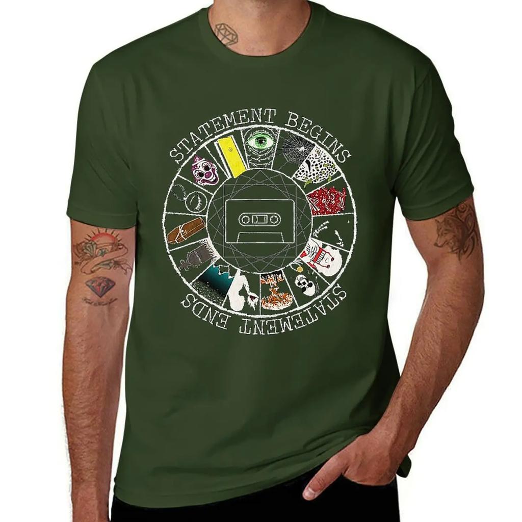 THE MAGNUS ARCHIVES T-Shirt schwarze erhabene Oberteile Grafik-T-Shirts lustig