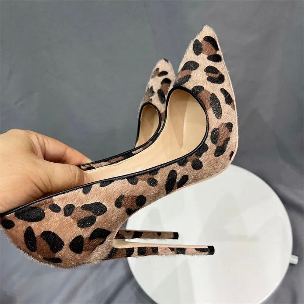 Fashion FHC 12cm New Design Women Pumps,Leopard High Heels, Office Lady Work Shoes,Slip On,Shallow Out,Pointed Toe,Size 33-45,Dropship