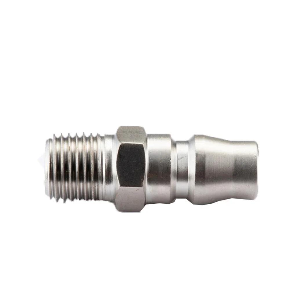 5PCS Male Coupling Air Fitting With 1/4inch Male Thread (20PM) Air Coupler Steel Thread Adapter Air Compressor Accessories