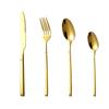 Four-Piece Stainless Steel Restaurant Knife, Fork, Spoon Set - Elegant Hotel Steak Tableware