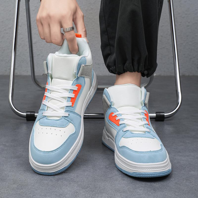 Extra Large Size Men's Shoes Medium Top Autumn Men's Casual Board Shoes 45 Versatile 46 Students Size 47 Autumn High Top Trendy Shoes Men