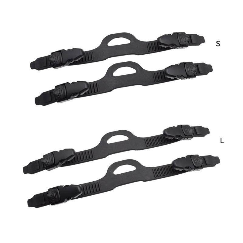 Quick Detaching Scubas Fin Straps Rubber Construction Flippers Straps Swimming Fin Belt for Any Foot Size Easy Installation