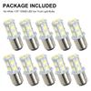 10X 1157 Bay15D P21/5W Car Brake Stop Tail Night Reverse Lamp Car Led Turn Parking Signal Lights Bulb