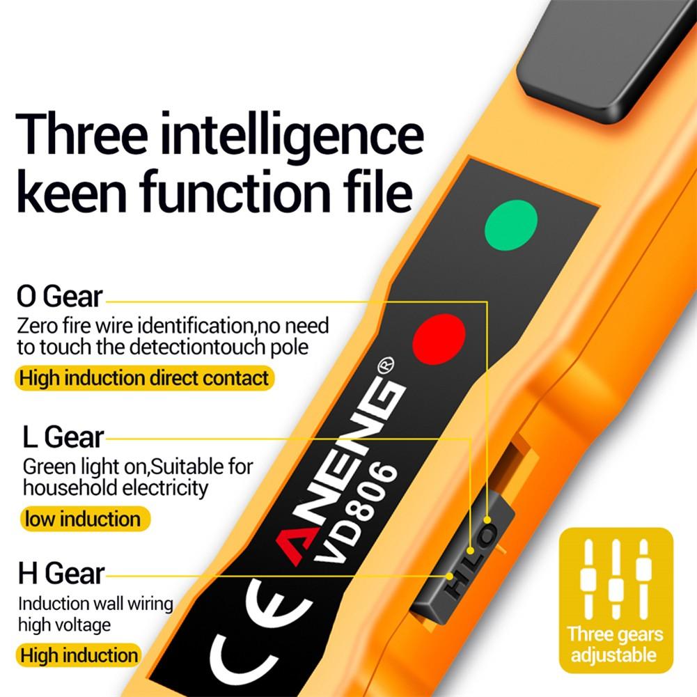 VD806 AC/DC Voltage Tester Current Non-contact Voltage Detector Circuit Tester