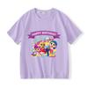 True and The Rainbow Kingdom Kids Tees Cartoon Print Kawaii Girls Short Sleeve Boys Cute T Shirt Children Summer Clothes