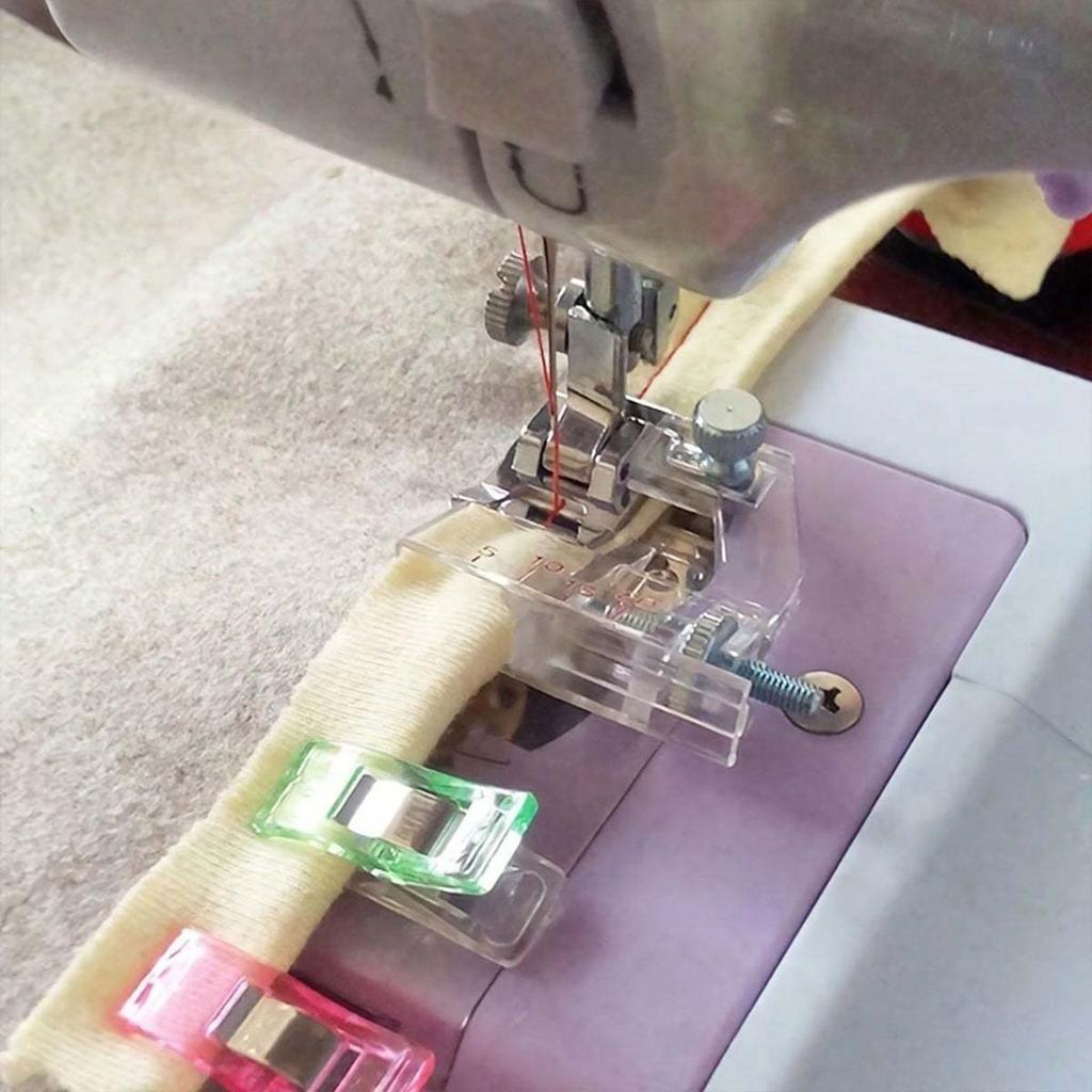 Adjustable Bias Tape Binding Foot Presser Foot For Most Of Low Shank Sewing Machine Accessories For Sewing Crafting Tape Sewing Machines Presser Foot