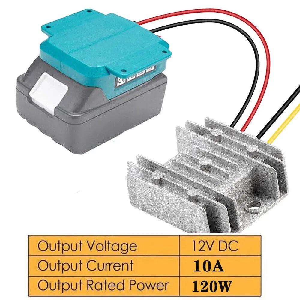 

DC 18V to DC 12V Step Down Converter Adapter for Makita Li-ion Battery 10A 120W DIY Automatic Buck Boost Voltage Regulator none