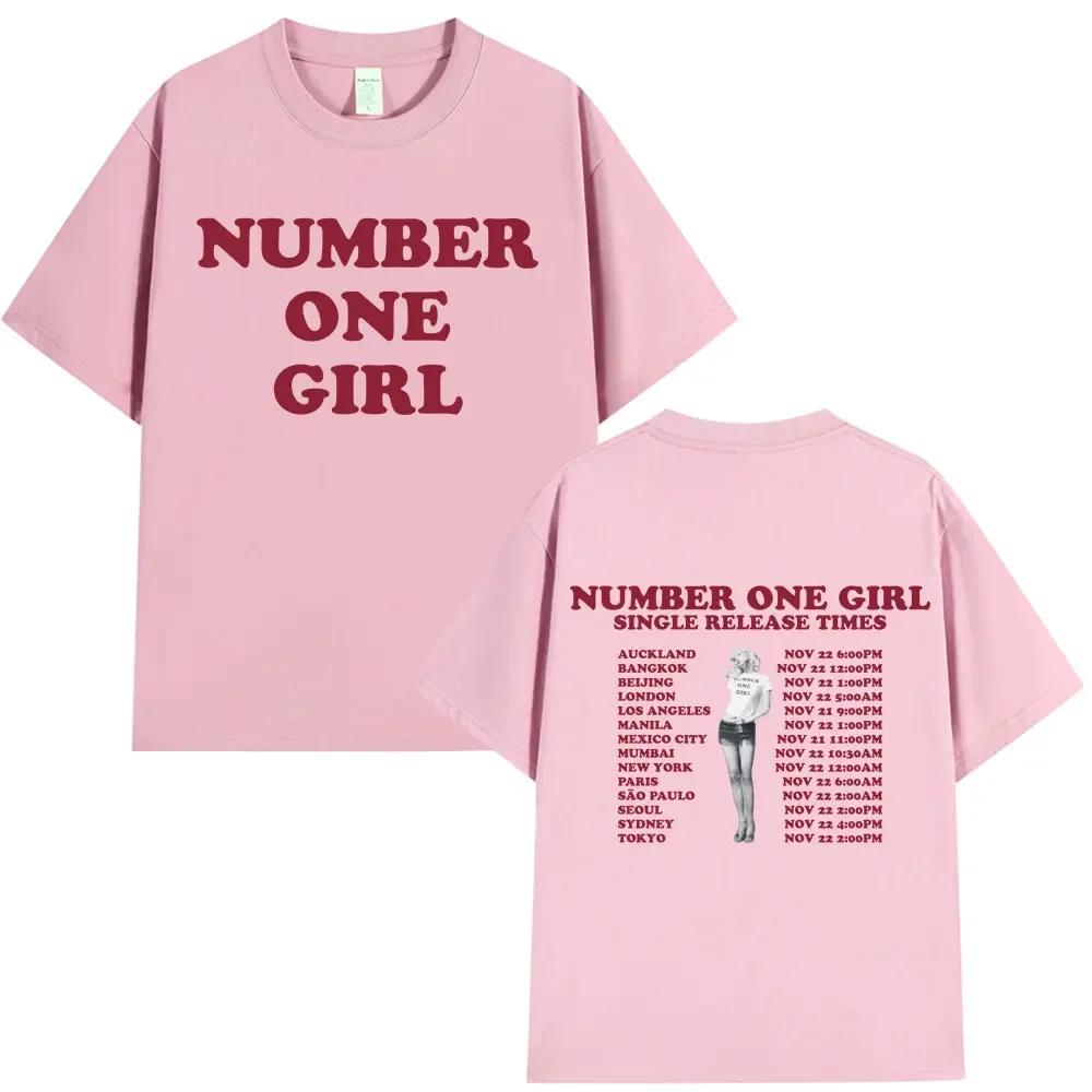 Ros Number One Girl T Shirt Unisex Unisex Clothing Harajuku Tshirt Y2k Unisex High Quality Cotton Short Sleeve Tee Shirt Fans Gift