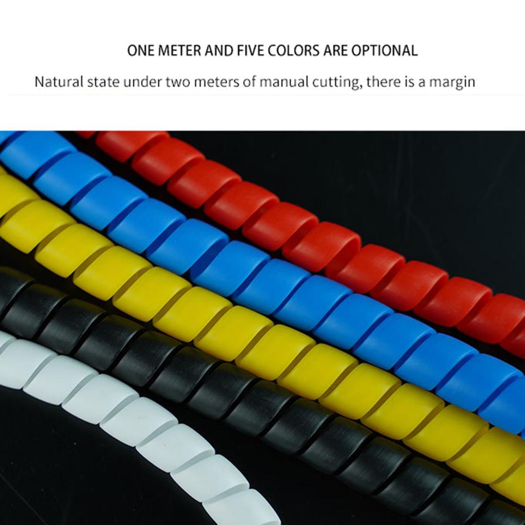 Scooter Brake Cable Housing Protector Cable Covers 2M Scooter Spiral Tube Cable Protector Brake Line Spiral Tube Wraps