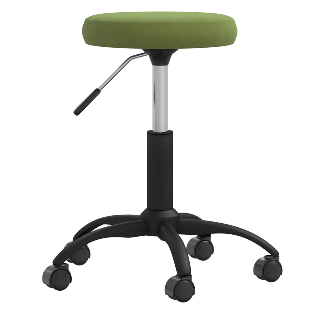 Dining Chair Light Green Velvet