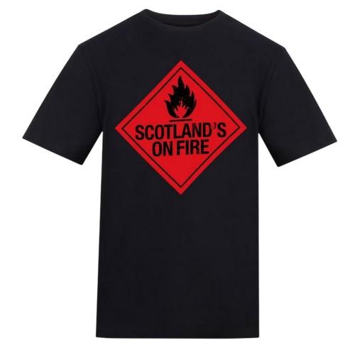AWD Unisex Adult Scotland´s On Fire T-Shirt