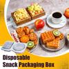30PCS Double Compartment Condiment Containers Portable Compartment Refrigerator Freezer Organizers Snack Containers