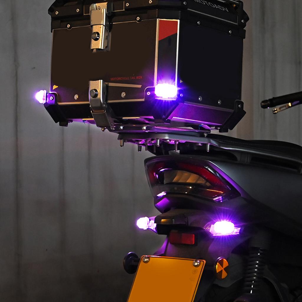 Set of 4 Wireless LED Flash  Lights High Visibility LED Flash  Lights Energy Saving LED Lamp for Trucks & Motorcycles
