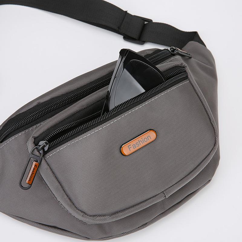 Waterproof Men's Waist Pack Fanny Pack with Adjustable Strap for Travel Sports Running - Quick-Access Outdoor Waist Bag