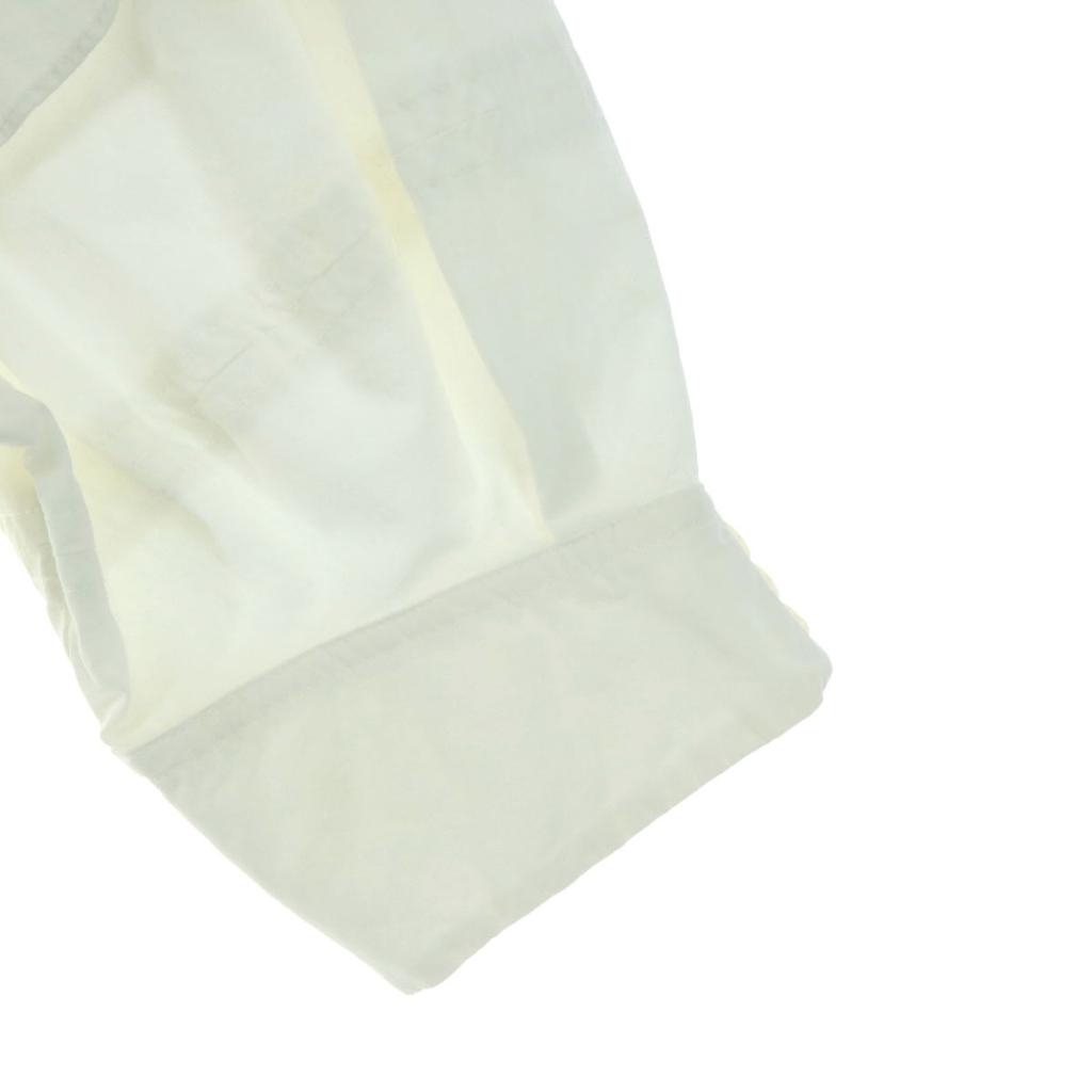 Lily Brown Short Sleeve Frill Shirt Dress F White LWFO222081 Women Used