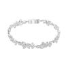 Bracciale Diapason Petalo Placcato Rodio Donna bracciale 5528190