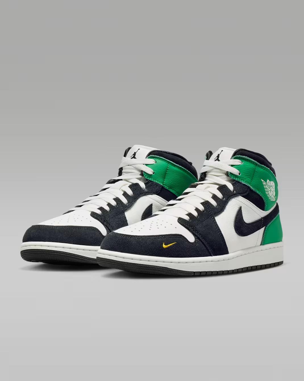 II9812-100 Nike Air Jordan 1 Mid SE Lucky Green (Мужской) 7