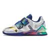 Anta Farbe der Nationalmannschaft Professionelle Kniebeuge Gewichtheben Sport Rutschfest Langlebig Low-Top Trainingsschuhe Herren Sneaker Weiß Blau 412440101-6